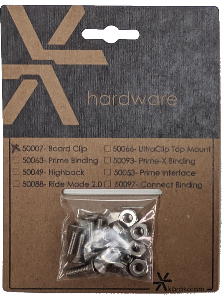 Karakoram UltraClip 1.0 Thru-Mount Hardware, hardware spare parts, view 3 of 3