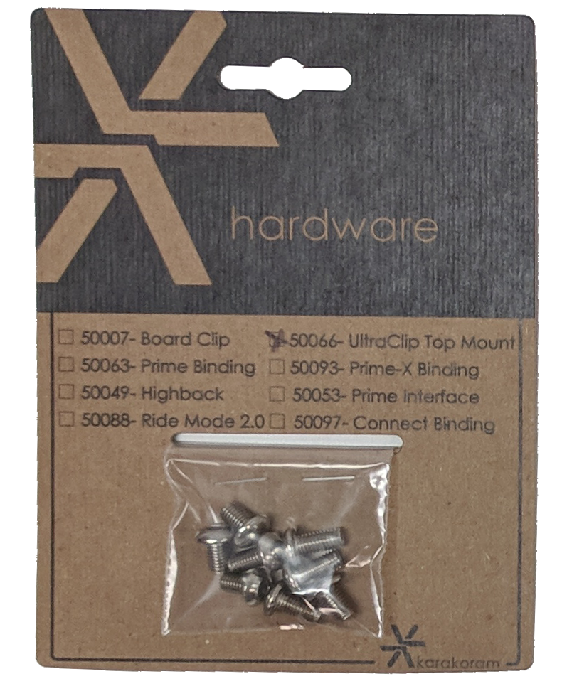 Karakoram UltraClip 1.0 Top Mount Hardware, hardware spare parts, view 3 of 3