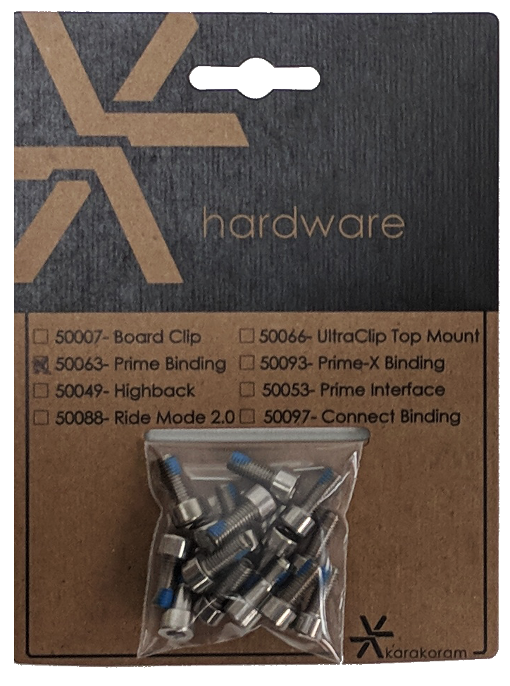 Karakoram Prime1 Binding Hardware, hardware spare parts, view 2 of 2