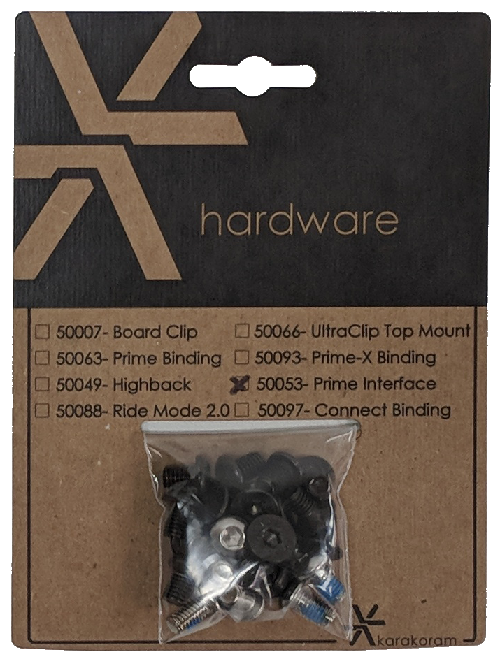 Karakoram Prime Interface 1.0 Hardware, hardware spare parts