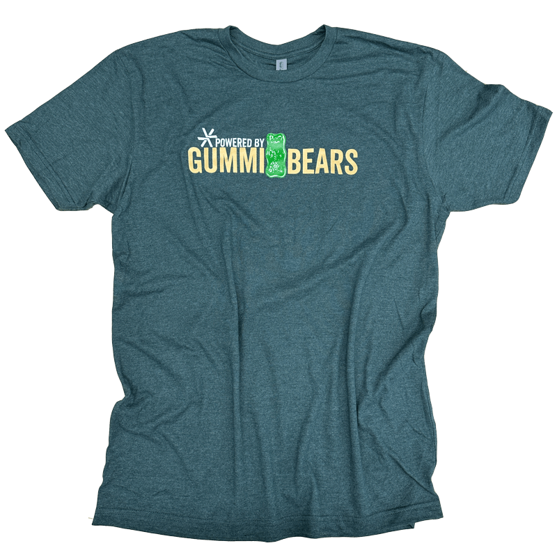 Karakoram Powered By Gummi Bears T-shirt, logo gear