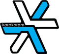 Karakoram Sticker 5x5 Square, logo gear