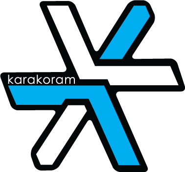 Karakoram Sticker 5x5 Square, logo gear