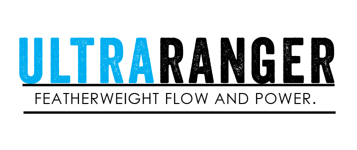 UltraRanger logo text in blue and black with tagline underneath