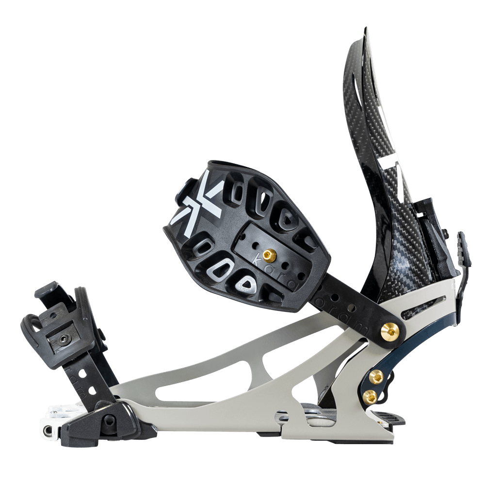 Karakoram X Carbon, bindings splitboard bindings, side angle
